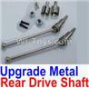 HaiBoXing 12813 Parts-05-06 12711 Upgrade Metal Rear CVD Shaft & nuts & screws & wheel pins & Metal Differential Cup-(Total For Rear Car),HBX 12813 Car Parts,HaiBoXing 12813 RC Truck Spare parts Accessories,1:12 4WD High Speed Buggy Parts