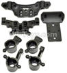 HaiBoXing 12813 Parts-06-01 12605R Front And Rear shockproof board,Shock Absorbers board & Rear wheel seat(2pcs) & Steering Cup(2pcs),HBX 12813 Car Parts,HaiBoXing 12813 RC Truck Spare parts Accessories,1:12 4WD High Speed Buggy Parts