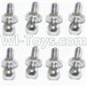 HaiBoXing 12813 Parts-27 H013 Ball Studs(8pcs),HBX 12813 Car Parts,HaiBoXing 12813 RC Truck Spare parts Accessories,1:12 4WD High Speed Buggy Parts
