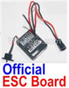 HaiBoXing 12813 Parts-33 12522 ESC Board,HBX 12813 Car Parts,HaiBoXing 12813 RC Truck Spare parts Accessories,1:12 4WD High Speed Buggy Parts