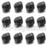 HaiBoXing 12813 Parts-38 S016 Set Screw-3X3mm(12PCS),HBX 12813 Car Parts,HaiBoXing 12813 RC Truck Spare parts Accessories,1:12 4WD High Speed Buggy Parts