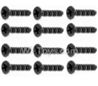 HaiBoXing 12813 Parts-43 S107 Round Head Self Tapping Screw-2.6X15mm(12PCS),HBX 12813 Car Parts,HaiBoXing 12813 RC Truck Spare parts Accessories,1:12 4WD High Speed Buggy Parts
