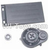 HaiBoXing 12881P Parts-13 12012 Battery Door & Motor Gear Cover,HBX 12881P Car Parts,HaiBoXing 12881P RC Truck Spare parts Accessories,1:12 4WD High Speed Buggy Parts