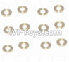 HaiBoXing 12881P Parts-29-01 12029 Copper Washers(16pcs)-2.5X5.5X0.5MM,HBX 12881P Car Parts,HaiBoXing 12881P RC Truck Spare parts Accessories,1:12 4WD High Speed Buggy Parts