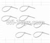 HaiBoXing 12881P Parts-32 P011 Zip Ties - Small(8pcs),HBX 12881P Car Parts,HaiBoXing 12881P RC Truck Spare parts Accessories,1:12 4WD High Speed Buggy Parts