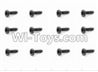 HaiBoXing 12881P Parts-64 S100 Round Head Screw(12pcs)-2.5X8mm,HBX 12881P Car Parts,HaiBoXing 12881P RC Truck Spare parts Accessories,1:12 4WD High Speed Buggy Parts