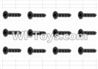 HaiBoXing 12881P Parts-65 S138 Countersunk Self Tapping Screw(12pcs)-2.6X10mm,HBX 12881P Car Parts,HaiBoXing 12881P RC Truck Spare parts Accessories,1:12 4WD High Speed Buggy Parts