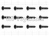 HaiBoXing 12881P Parts-69 S162 Countersunk Self Tapping Screw(12pcs)-2.6X18mm,HBX 12881P Car Parts,HaiBoXing 12881P RC Truck Spare parts Accessories,1:12 4WD High Speed Buggy Parts