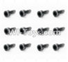 HaiBoXing 12881P Parts-72 S165 Cap Head Screws(12pcs)-2X6mm,HBX 12881P Car Parts,HaiBoXing 12881P RC Truck Spare parts Accessories,1:12 4WD High Speed Buggy Parts