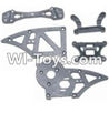 HaiBoXing 12882P Parts-06 12006 Chassis Side Plates B & Shock Absorbers board,HBX 12882P Car Parts,HaiBoXing 12882P RC Truck Spare parts Accessories,1:12 4WD High Speed Buggy Parts