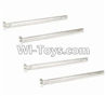 HaiBoXing 12882P Parts-21 12020 Front Bottom Suspension Arms Pin(4pcs)-3.3X37mm,HBX 12882P Car Parts,HaiBoXing 12882P RC Truck Spare parts Accessories,1:12 4WD High Speed Buggy Parts