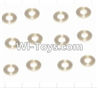 HaiBoXing 12882P Parts-29-01 12029 Copper Washers(16pcs)-2.5X5.5X0.5MM,HBX 12882P Car Parts,HaiBoXing 12882P RC Truck Spare parts Accessories,1:12 4WD High Speed Buggy Parts