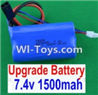 HaiBoXing 12882P Parts-39-02 12225 Upgrade 7.4V 1500MAH Battery(1pcs),HBX 12882P Car Parts,HaiBoXing 12882P RC Truck Spare parts Accessories,1:12 4WD High Speed Buggy Parts