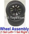 HaiBoXing 12882P Parts-43-02 12056 Official Left and Right wheel assembly(2 set-1x Left and 1X Right),HBX 12882P Car Parts,HaiBoXing 12882P RC Truck Spare parts Accessories,1:12 4WD High Speed Buggy Parts