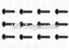 HaiBoXing 12882P Parts-60 S062 Countersunk Screw(12pcs)-3X10mm,HBX 12882P Car Parts,HaiBoXing 12882P RC Truck Spare parts Accessories,1:12 4WD High Speed Buggy Parts