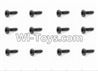 HaiBoXing 12882P Parts-64 S100 Round Head Screw(12pcs)-2.5X8mm,HBX 12882P Car Parts,HaiBoXing 12882P RC Truck Spare parts Accessories,1:12 4WD High Speed Buggy Parts