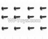 HaiBoXing 12882P Parts-68 S161 Round Head Self Tapping Screws(12pcs)-2.6X12mm,HBX 12882P Car Parts,HaiBoXing 12882P RC Truck Spare parts Accessories,1:12 4WD High Speed Buggy Parts