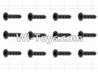 HaiBoXing 12882P Parts-69 S162 Countersunk Self Tapping Screw(12pcs)-2.6X18mm,HBX 12882P Car Parts,HaiBoXing 12882P RC Truck Spare parts Accessories,1:12 4WD High Speed Buggy Parts