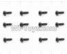 HaiBoXing 12882P Parts-70 S163 Round Head Self Tapping Screws(12pcs)-2.6X18mm,HBX 12882P Car Parts,HaiBoXing 12882P RC Truck Spare parts Accessories,1:12 4WD High Speed Buggy Parts