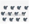 HaiBoXing 12882P Parts-74 S168 Flange Head Self Tapping Screws(12pcs)-2.6X5mm,HBX 12882P Car Parts,HaiBoXing 12882P RC Truck Spare parts Accessories,1:12 4WD High Speed Buggy Parts