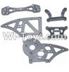 HaiBoXing 12883P Parts-06 12006 Chassis Side Plates B & Shock Absorbers board,HBX 12883P Car Parts,HaiBoXing 12883P RC Truck Spare parts Accessories,1:12 4WD High Speed Buggy Parts