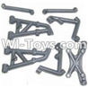 HaiBoXing 12883P Parts-17-01 12016 shockproof stent,HBX 12883P Car Parts,HaiBoXing 12883P RC Truck Spare parts Accessories,1:12 4WD High Speed Buggy Parts
