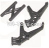 HaiBoXing 12883P Parts-18-01 12050 Tail wing bracket,HBX 12883P Car Parts,HaiBoXing 12883P RC Truck Spare parts Accessories,1:12 4WD High Speed Buggy Parts