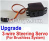 HaiBoXing 12883P Parts-34-03 12224 Upgrade Brushless 3-wire Steering Servo,HBX 12883P Car Parts,HaiBoXing 12883P RC Truck Spare parts Accessories,1:12 4WD High Speed Buggy Parts