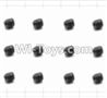 HaiBoXing 12883P Parts-54 S016 Set Screw(12pcs)-3X3mm,HBX 12883P Car Parts,HaiBoXing 12883P RC Truck Spare parts Accessories,1:12 4WD High Speed Buggy Parts
