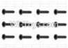 HaiBoXing 12883P Parts-59 S061 Countersunk Self Tapping Screw(12pcs)-2.6X6mm,HBX 12883P Car Parts,HaiBoXing 12883P RC Truck Spare parts Accessories,1:12 4WD High Speed Buggy Parts