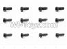 HaiBoXing 12883P Parts-64 S100 Round Head Screw(12pcs)-2.5X8mm,HBX 12883P Car Parts,HaiBoXing 12883P RC Truck Spare parts Accessories,1:12 4WD High Speed Buggy Parts
