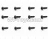 HaiBoXing 12883P Parts-68 S161 Round Head Self Tapping Screws(12pcs)-2.6X12mm,HBX 12883P Car Parts,HaiBoXing 12883P RC Truck Spare parts Accessories,1:12 4WD High Speed Buggy Parts