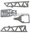 HaiBoXing 12885P Parts-02-01 12002P Front side panel & motor cover & upper Steering seat,HBX 12885P Car Parts,HaiBoXing 12885P RC Truck Spare parts Accessories,1:12 4WD High Speed Buggy Parts