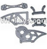 HaiBoXing 12885P Parts-06 12006 Chassis Side Plates B & Shock Absorbers board,HBX 12885P Car Parts,HaiBoXing 12885P RC Truck Spare parts Accessories,1:12 4WD High Speed Buggy Parts