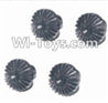 HaiBoXing 12885P Parts-20 12019P Differential hardware gear(4pcs),HBX 12885P Car Parts,HaiBoXing 12885P RC Truck Spare parts Accessories,1:12 4WD High Speed Buggy Parts