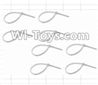 HaiBoXing 12885P Parts-32 P011 Zip Ties-Small(8pcs),HBX 12885P Car Parts,HaiBoXing 12885P RC Truck Spare parts Accessories,1:12 4WD High Speed Buggy Parts
