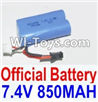 HaiBoXing 12885P Parts-39-01 12032N Official 7.4V 850mah Battery(1pcs),HBX 12885P Car Parts,HaiBoXing 12885P RC Truck Spare parts Accessories,1:12 4WD High Speed Buggy Parts