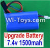 HaiBoXing 12885P Parts-39-02 12225 Upgrade 7.4V 1500MAH Battery(1pcs),HBX 12885P Car Parts,HaiBoXing 12885P RC Truck Spare parts Accessories,1:12 4WD High Speed Buggy Parts