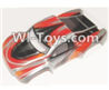 HaiBoXing 12885P Parts-41-01 12090 Car canopy,Shell cover-Red,HBX 12885P Car Parts,HaiBoXing 12885P RC Truck Spare parts Accessories,1:12 4WD High Speed Buggy Parts