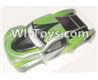 HaiBoXing 12885P Parts-41-02 12091 Car canopy,Shell cover-Green,HBX 12885P Car Parts,HaiBoXing 12885P RC Truck Spare parts Accessories,1:12 4WD High Speed Buggy Parts