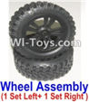 HaiBoXing 12885P Parts-43-02 12065 Official Left and Right wheel assembly(2 set-1x Left and 1X Right),HBX 12885P Car Parts,HaiBoXing 12885P RC Truck Spare parts Accessories,1:12 4WD High Speed Buggy Parts