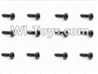 HaiBoXing 12885P Parts-55 S018 Pan Head Self Tapping Screw(12pcs)-2.6X8mm,HBX 12885P Car Parts,HaiBoXing 12885P RC Truck Spare parts Accessories,1:12 4WD High Speed Buggy Parts