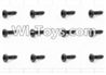HaiBoXing 12885P Parts-57 S029 Round Head Self Tapping Screw(12pcs)-2.6X10mm,HBX 12885P Car Parts,HaiBoXing 12885P RC Truck Spare parts Accessories,1:12 4WD High Speed Buggy Parts