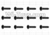 HaiBoXing 12885P Parts-59 S061 Countersunk Self Tapping Screw(12pcs)-2.6X6mm,HBX 12885P Car Parts,HaiBoXing 12885P RC Truck Spare parts Accessories,1:12 4WD High Speed Buggy Parts