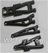 HaiBoXing 12891 Parts-04-01 12603 Front And Rear Suspension Arms,Front And Rear Swing Arm(Total 4PCS),HBX 12891 Car Parts,HaiBoXing 12891 RC Truck Spare parts Accessories,1:12 4WD High Speed Buggy Parts