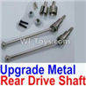 HaiBoXing 12891 Parts-05-06 12711C Upgrade Metal Rear CVD Shaft & nuts & screws & wheel pins & Metal Differential Cup-(Total For Rear Car),HBX 12891 Car Parts,HaiBoXing 12891 RC Truck Spare parts Accessories,1:12 4WD High Speed Buggy Parts