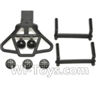 HaiBoXing 12891 Parts-08-01 12607 Front shockproof board,Front Shock Absorbers board & Column for the Car canopy(For Big truck),HBX 12891 Car Parts,HaiBoXing 12891 RC Truck Spare parts Accessories,1:12 4WD High Speed Buggy Parts