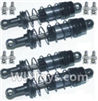 HaiBoXing 12891 Parts-09-04 12203BT Upgrade Metal Front and Rear Aluminium shock set(Total 4pcs),HBX 12891 Car Parts,HaiBoXing 12891 RC Truck Spare parts Accessories,1:12 4WD High Speed Buggy Parts