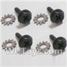 HaiBoXing 12891 Parts-21 12618 Wheel Lock Screws+Lock Pads(4 set),HBX 12891 Car Parts,HaiBoXing 12891 RC Truck Spare parts Accessories,1:12 4WD High Speed Buggy Parts