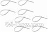 HaiBoXing 12891 Parts-30 P011 Zip Ties-Small(8pcs),HBX 12891 Car Parts,HaiBoXing 12891 RC Truck Spare parts Accessories,1:12 4WD High Speed Buggy Parts